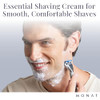 Monat For Men Essential Shaving Cream - Natural Shaving Cream Includes Shea Butter Coconut Oil Aloe Vera Ginger Root Extract Panthenol Avena Care & Coffee Seed Oil - Net Wt. 120 Ml / 4 Fl. Oz.