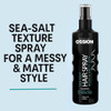 Morfose Ossion Premium Barber Line Sea Salt Spray Texturizing Hair Spray For Men Adds Volume Matte Finish & Natural Hold – Effortless Beach Hair Look 8.45 Fl. Oz
