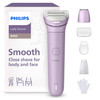 Philips Lady Shaver Series 8000 - Cordless Wet & Dry Electric Shaver 3-Blade Shaving System Flexible Shaving Head LED Light for Legs Body & Bikini 100 Mins. Runtime Model BRL149/00