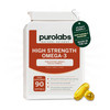 Purolabs Omega 3 Fish Oil Capsules – High Strength Omega 3 with 660mg EPA & 440mg DHA per Serving – Premium Omega 3 Capsules for Heart, Brain & Vision Support – 90 Easy-to-Swallow Softgels