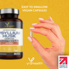 yrhealth Psyllium Husks Capsules - 1300mg Fibre Supplement - 180 Vegan Capsules