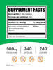 BulkSupplements.com Boswellia Serrata Extract Capsules  Boswellia Serrata Capsules Boswellia Serrata Supplement Gluten Free 1 Capsule per Serving 240 Veg Capsules (Pack of 1)