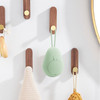 heqxwl Soft Silicone Exfoliating Loofah Body Scrubber - Fit for Sensitive Skin Clean and Sanitary Green