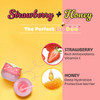KSBC Look At Me Strawberry Honey Moisturizing Lip Balm Natural Ingredients Semi-Glossy Natural Pink Korean Skin Care Long-Lasting Moisture Gifts For Women (0.2 fl.oz.)