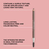 ARTDECO Eyebrow Designer - Medium Dark - Refines Eyebrows & Fills in Gaps - Integrated Brush for Optimal Blending - Dual-Sided - Pencil can be Sharpened - Eyebrow Pencil - Eye Makeup - Vegan - 0.03 Oz