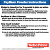 Yerba Prima Psyllium Husk Powder - 24 oz - Fine Ground Unflavored Sugar Free - Natural Fiber Supplement - Also for Baking - Contains Both Soluble & Insoluble Bulk for Regularity Support