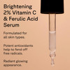 Acure Brightening 2% Vitamin C & Ferulic Acid Serum - Vit C Serum for Face, Anti Aging, Bright Glow for Women & Men, Facial Skincare, Vegan & Cruelty Free - 1 fl oz