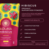 Aduna Organic Hibiscus Powder | 100% Hibiscus Flower for Skin, Gut and Heart Health | Natural Vegan Source of Antioxidants and Vitamin C | Superfood Powder for Teas, Smoothies, Juices and More | 275g