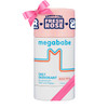 Megababe Daily Deodorant - Rosy Pits with 72 hour Odor Protection | Holiday Gifts for Women | Aluminum-Free, Clear & Clean | Fresh rose scent | 2.6 oz