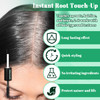 Abomet Root Touch Up Hair Color 2-In-1 Mascara Brush & Pen Med Brown 7 Ml