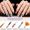 Artdone 35Pcs Nail Art Pens Brushesnail Art Tool Setnail Dotting Toolsnail Dust Brushstriping Nail Art Brushes For Long Linesnail Drawing Pen For Nail Design