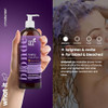 Artnaturals Purple Shampoo Ãƒ¢Ã¢Š¬Ã¢‚¬Å“ (16 Fl Oz / 473Ml) Ãƒ¢Ã¢Š¬Ã¢‚¬Å“ Protects Balances And Tones Ãƒ¢Ã¢Š¬Ã¢‚¬Å“ Bleached Color Treated Silver Brassy And Blonde Hair - Sulfate