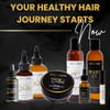 Bask & Lather On The Go Travel Essential Kit Hydrating Hair Products For Black Hair Travel Case With Shampoo & Conditioner Mist Edge Control Scalp Stimulator & Edge Control Brush Tsa Accepted