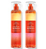 Bath & Body Works Sea Island Shore Fine Fragrance Body Mist  Set 8 Oz Pack Lot Of 2 (Sea Island Shore)