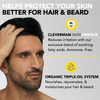 Cleverman Black Hair and Beard Dye For Men All In One Reusable Kit  Natural Looking Gray Coverage Professional Quality Ammonia 4 Fl Oz (1 Pack) Black Suitable For Black Hair