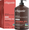 Cliganic Jojoba Oil Non-Gmo Bulk 16Oz  100% Pure For Skin Hair & Face Cold Pressed Natural Hexane  - Hair Relaxer