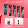 Curvlife 2G-5Pcs Semi Solid Nail Glue Kit And 20Ml Pinpoint Nail Glue Remover