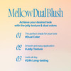 Fwee Mellow Dual Blush  Rs01 Rosy Talk  Dual Color Jelly Texture 12 Colors Longwear Long-Lasting  7.2G