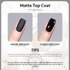 Gaoy Matte Gel Top Coat For Gel Nail Polish 16Ml No Wipe Matte Finish For Long Lasting Uv Light Cure Nail Art Diy