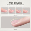 Gaoy Clear Builder Gel For Nails 16Ml Nail Strengthener In A Bottle Self-Leveling Hard Gel Soak Off Long Lasting Uv Light Cure