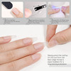 Gaoy 2Pcs 16Ml Gel Nail Glue For Acrylic Nails Tips 2 In 1 Nail Glue And Base Coat Uv Light Cure