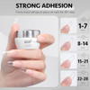 Gaoy Solid Nail Glue Gel For Nail Tips 15G Strong Solid Glue For Press Ons False And Acrylic Tips Uv Light Cure
