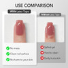 Gaoy Liquid Latex For Nails 16Ml Peel Off Cuticle Guard With Stick Skin Barrier Protector Latex Tape For Nail Polish Nail Art Diy