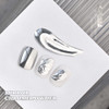 Gaoy Chrome Nail Powder Mirror Effect Pearlescent Shimmer Glitter Pigment Mermaid Aurora Nail Art Decorations Pearl White