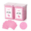 Gaoy Lint  Nail Wipes 400 Pcs Nail Polish Remover Pads Non-Woven Cotton Pads Gel Cleaning Wipes Manicure Supplies For Professional Salon And Diy Art