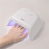 Gaoy Uv Nail Lamp Fast Curing Uv Light For Gel Nails With Automatic Infrared Sensor And 4 Timers Professional Salon Or Manicure Art At Home White