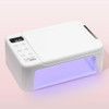 Gaoy Professional Nail Curing Lamp For Salon Mega Uv Led Light For Gel Nails With Arm Rest And Retractable Tray 5 Timers Lcd Display And Infrared Sensor