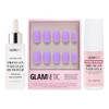 Glamnetic Press-On Nails - Lilac  Opaque Light Pastel Purple Round Nails  12 Sizes - 30 Nail Kit With Glue And Remover