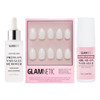 Glamnetic Press-On Nails - White Swan  Opaque Classic Off White Short Oval False Nails  15 Sizes - 30 Nail Kit With Glue And Remover
