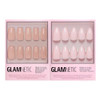 Glamnetic Press-On Nails Bundle - Exposed & Ballet Pink  Medium Coffin Fake Nails Nude Opaque Neutral  Opaque Light Blush Pink Short Almond False Nails  Reusable Salon-Quality Nail Kits