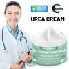 Grocerism Urea Cream 50 Percent For Feet Maximum Strength 5.29 Oz With Coconut And 2% Salicylic Acid Foot & Hand Cream Included Hyaluronic Acid Tea Tree And Aloe Vera For Deep Moisturizing Callus Removing