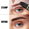 Imethod Eyebrow Stamp And Eyebrow Stencil Kit - For Perfect Eyebrow Makeup Eyebrow Pomade 20 Eye Brow Shaping Kit Easy To Use Long-Lasting Brown