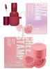 Kaja Lip & Blush Glazed Keychain Stain - Jelly Charm 02 Squeeze Guava + Blush - Cheeky Stamp 01 Coy 0.17 Oz Bundle