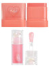 Kaja Dewy Bar - Creamy Multi-Stick Blusher & Lip Balm 03 Peach Cobbler10G + Juicy Glass Lip Oil 01 Rose Hip Spritz Bundle