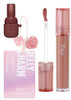 Kaja Lip & Blush Glazed Keychain Stain - Jelly Charm 06 Mocha Glaze + Lip Gloss - Gloss Shot 03 Honey Drizzle 0.14 Fl Oz Bundle