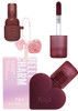 Kaja Lip & Blush Glazed Keychain Stain - Jelly Charm 06 Mocha Glaze + Lip Mousse - Love Swipe 01 Call Me 0.22 Oz Bundle