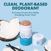 Kopari Aluminum  Coconut Deodorant Non Toxic & Clean Plant-Based Bodyworks No Aluminum Parabens Or Baking Soda Long Lasting Protection Original 2 Pack