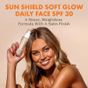 Kopari Sun Shield Soft Glow Daily Face Spf 30 & Golden Sunglaze Sheer Body Mist Sunscreen Spf 50