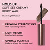 Lawless Hold Up Soft Set Creamy Brow Wax Light Medium Brown 0.23 Ounce