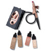 Luminess Air Icon Makeup Airbrush System And 4-Piece Foundation Starter Kit Fair Coverage - Quick Easy & Long Lasting Application - Includes Silk 4-In-1 Foundation Highlighter & Blush