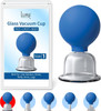 Lure Essentials Glass Facial Suction Cup Size 3 Medium Cup For Facelift Wrinkles Lymphatic Massage