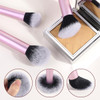 Maange 16Pcs Makeup Brush Set Travel Makeup Brushes For Liquid Powder Contour Concealer Cream Cosmetics Blending Eyeshadow Eyeliner (Coffee)