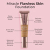 Mcobeauty - Miracle Flawless Skin Liquid Foundation - Pure Ivory Shade - Buildable Dewy-Finish Formula With Hyaluronic Acid Coconut Water And Rose Flower Water - Beauty Products