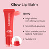 Mcobeauty - Glow Lip Balm - Nourishing Tint For Luscious Feeling - Vegan Cruelty  Cosmetics - Rose - Lip Balms & Moisturizers Stocking Stuffers For Teen Girls