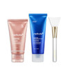 Medicube Korean Viral Glass Skin Mask Duo: Collagen Overnight Wrapping Peel Off Facial Mask Pack And Zero Pore Blackhead Mud Facial Mask And Jelly Brush  Holiday Stocking Stuffers