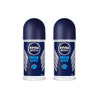 Nivea Men Anti-Perspirant Roll-On Fresh Active 48 Hour Protection Ocean Extracts Long Lasting Freshness Alcohol- Deodorant 1.7 Oz Each Pack Of 2